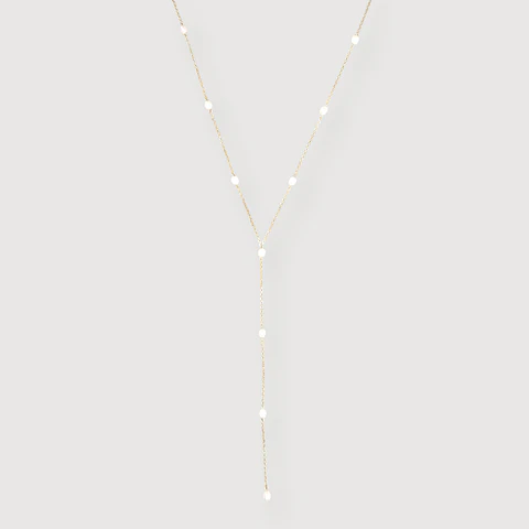 Collar Cascada | Plata 925 baño de oro 18k