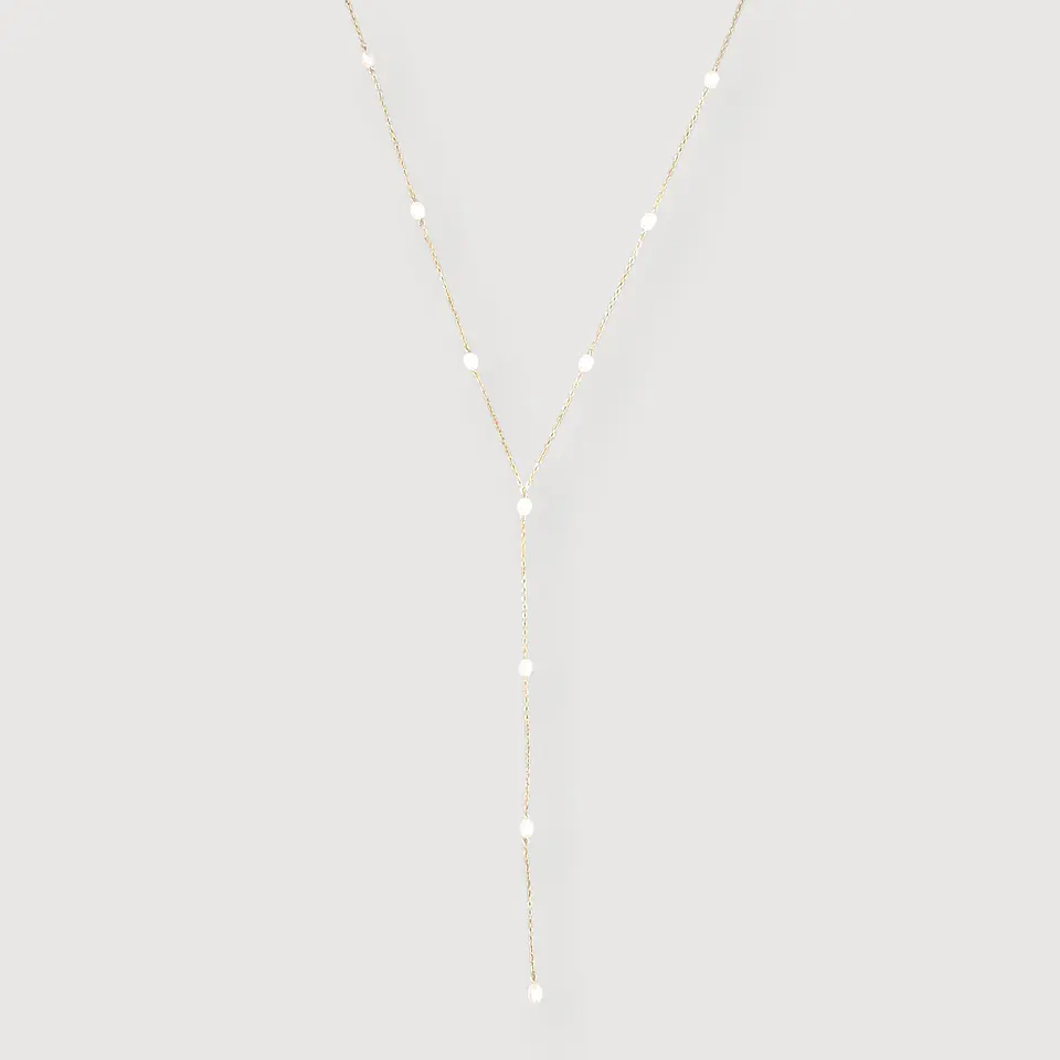 Collar Cascada | Plata 925 baño de oro 18k 2