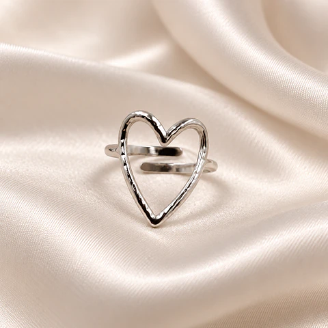 Anillo Amora Plateado