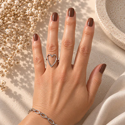 Anillo Amora Plateado