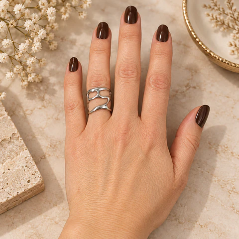 Anillo Bellaria Plateado