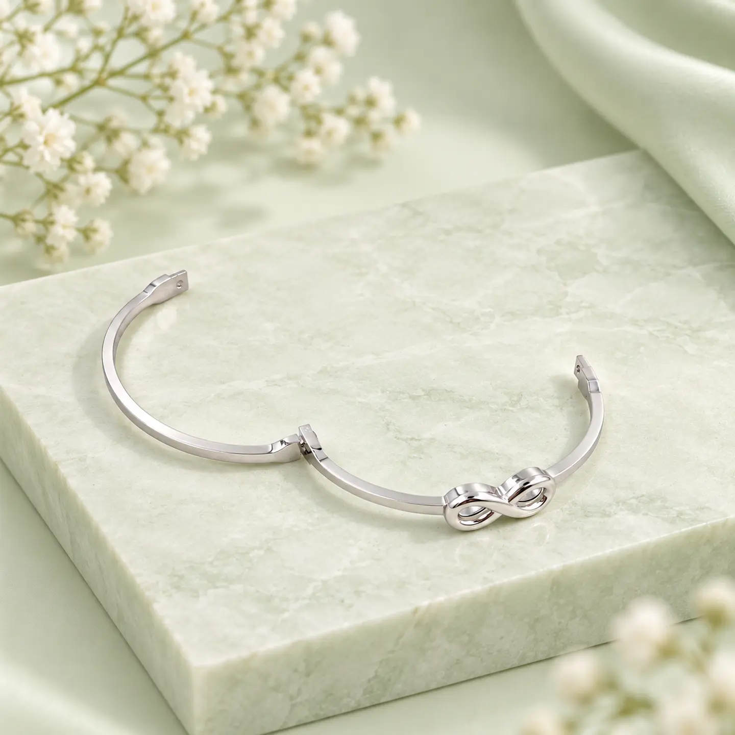 Pulsera Roma Plateada 4