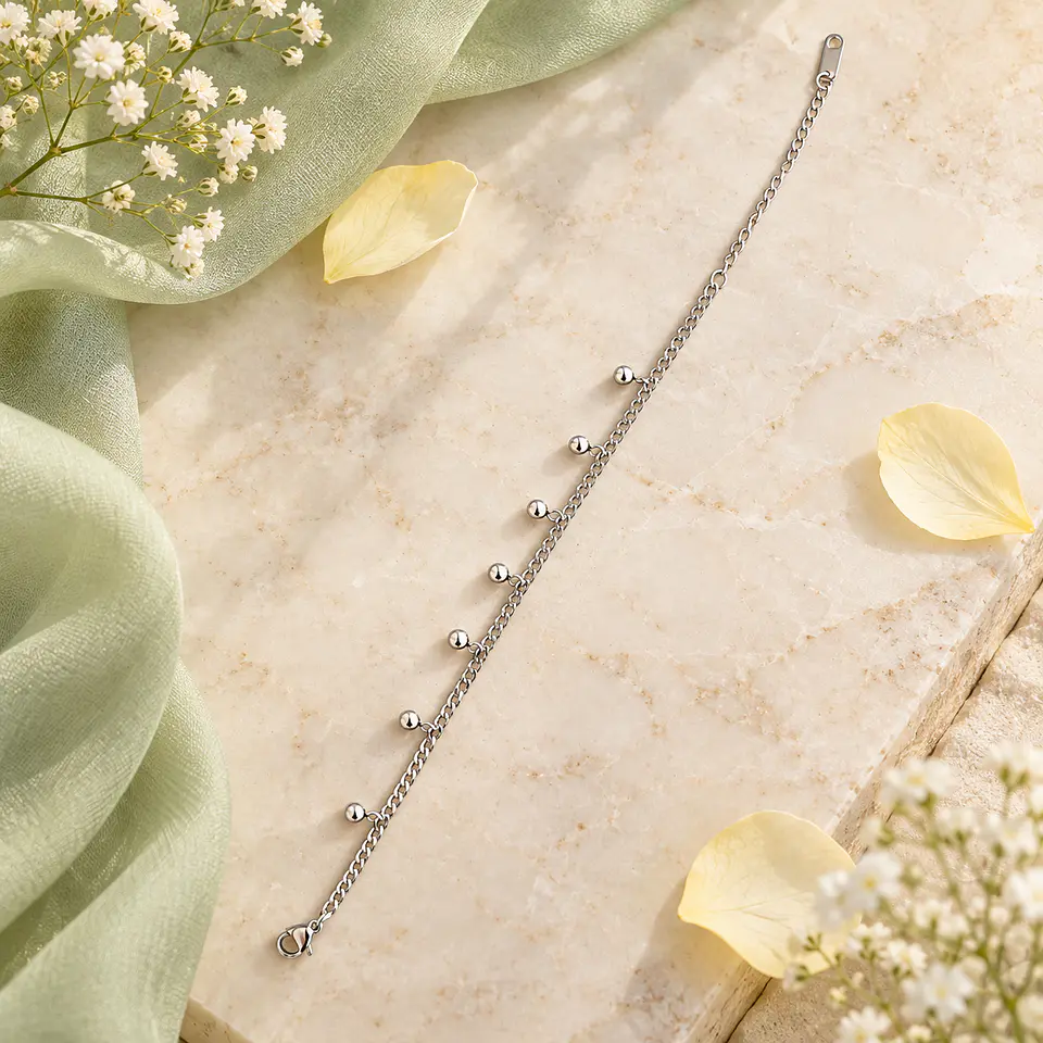 Pulsera Allegra Plateada 4