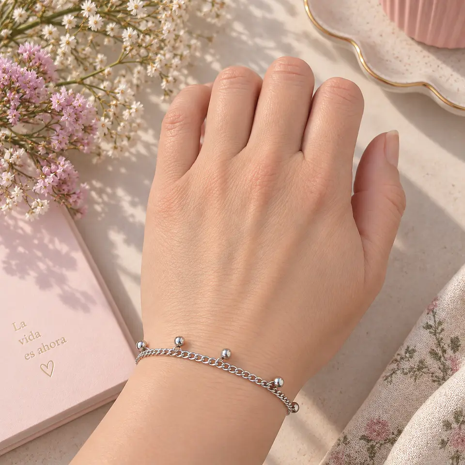 Pulsera Allegra Plateada 2