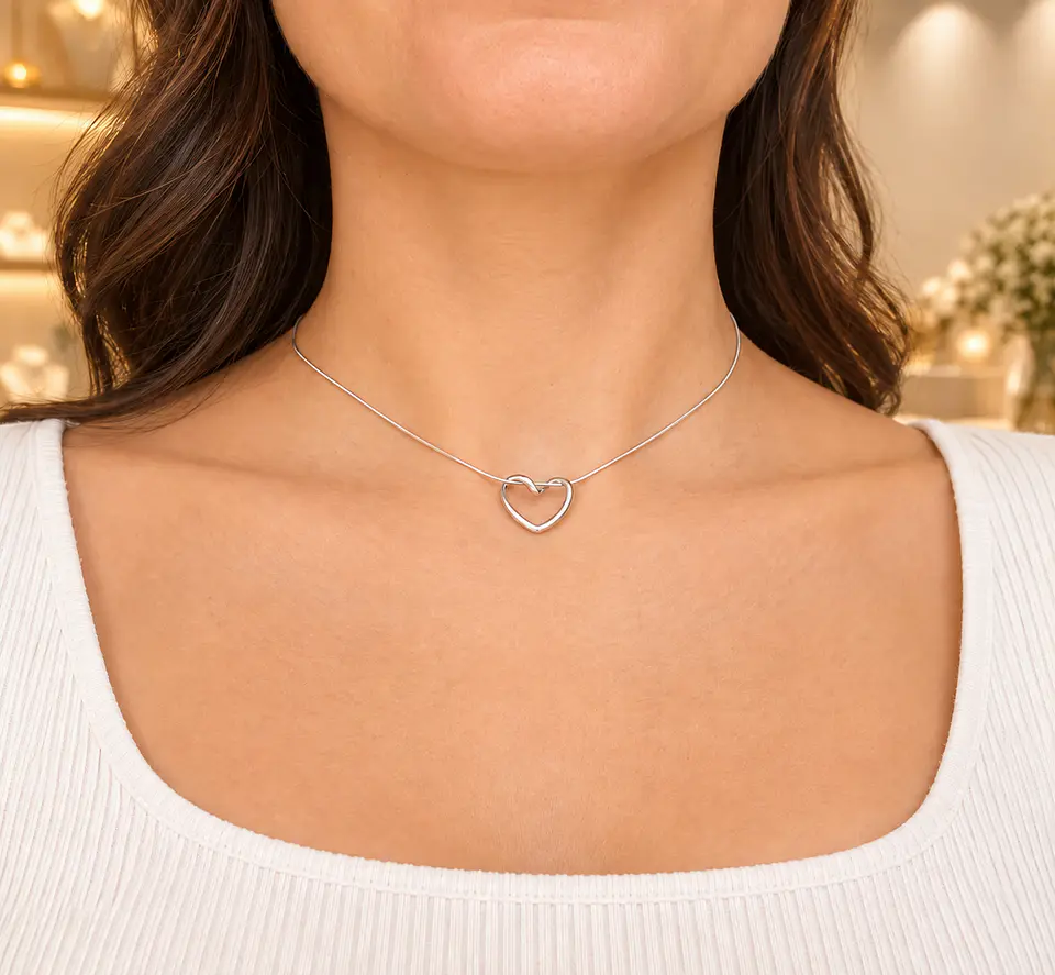 Collar Isabella Plateado 2