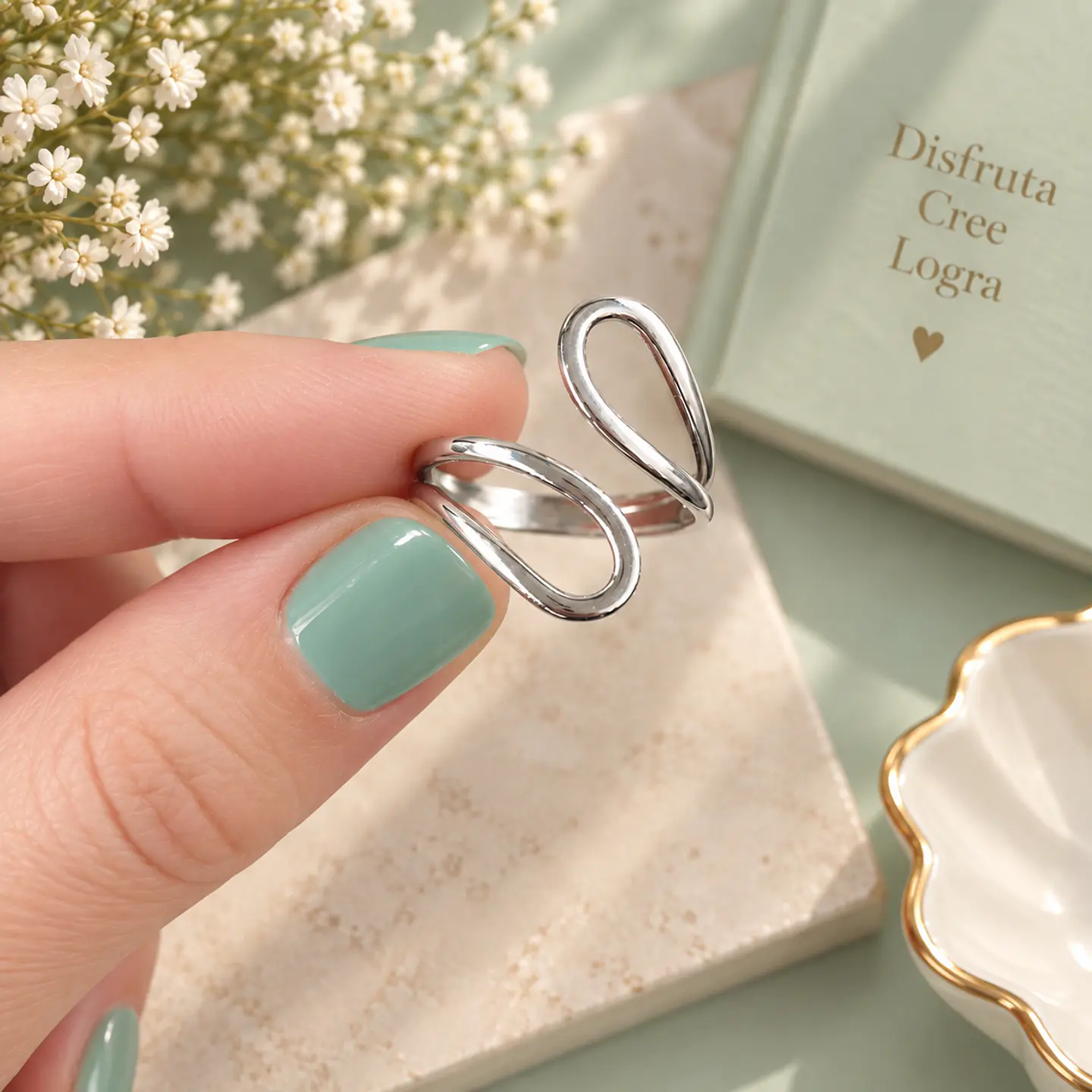 Anillo Modena Plateado 3