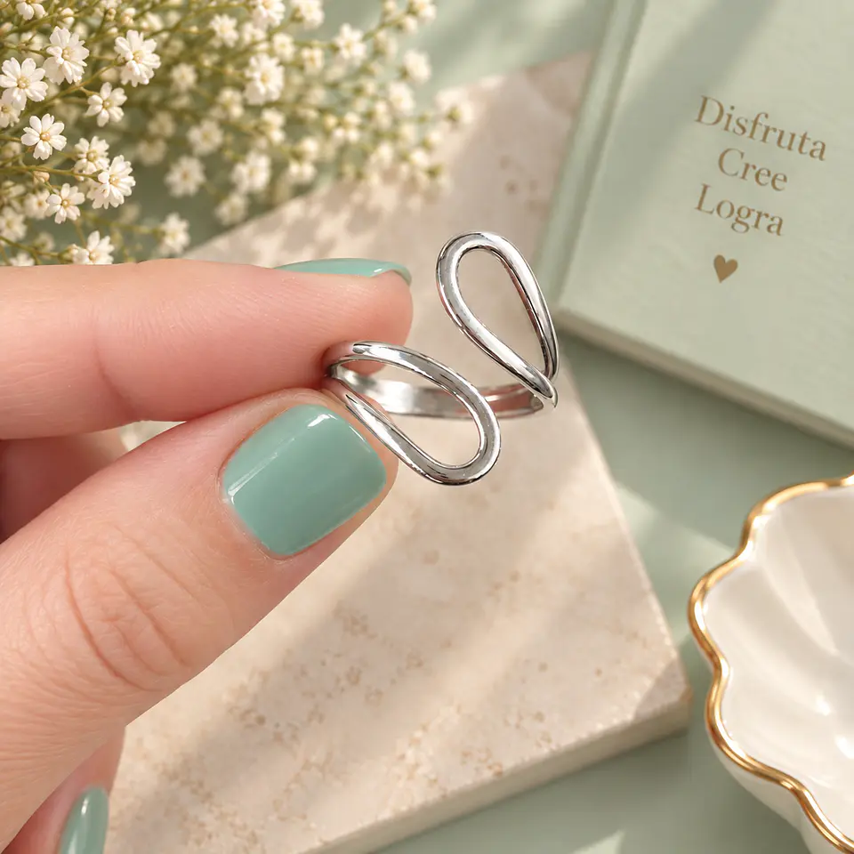 Anillo Modena Plateado 3