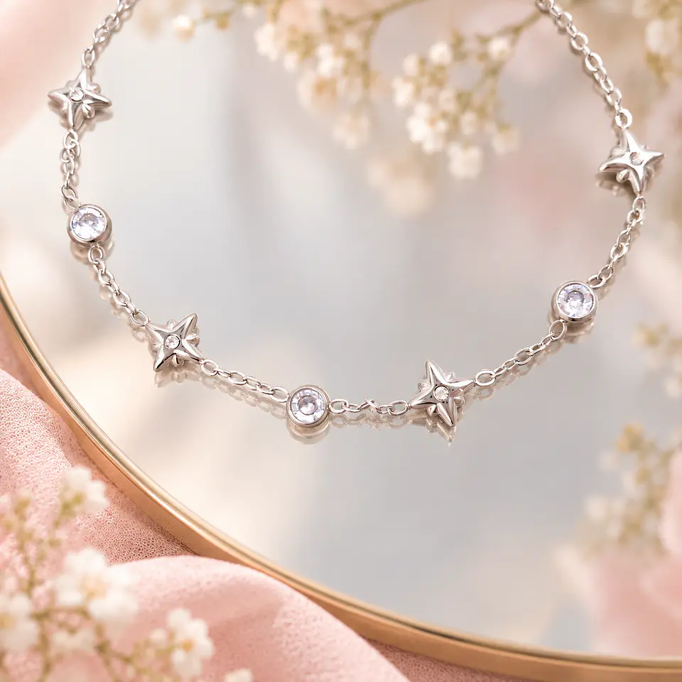 Pulsera Lucilla Plateada 4
