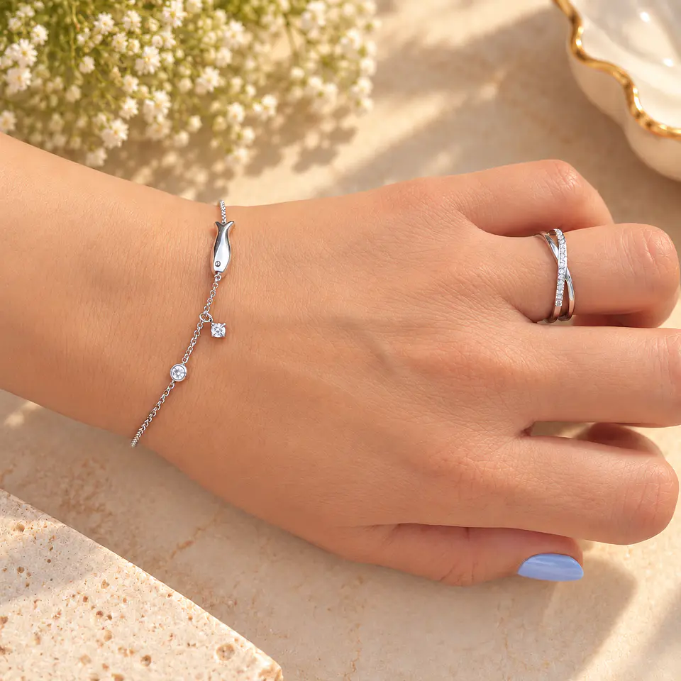 Pulsera Marea Plateada 2