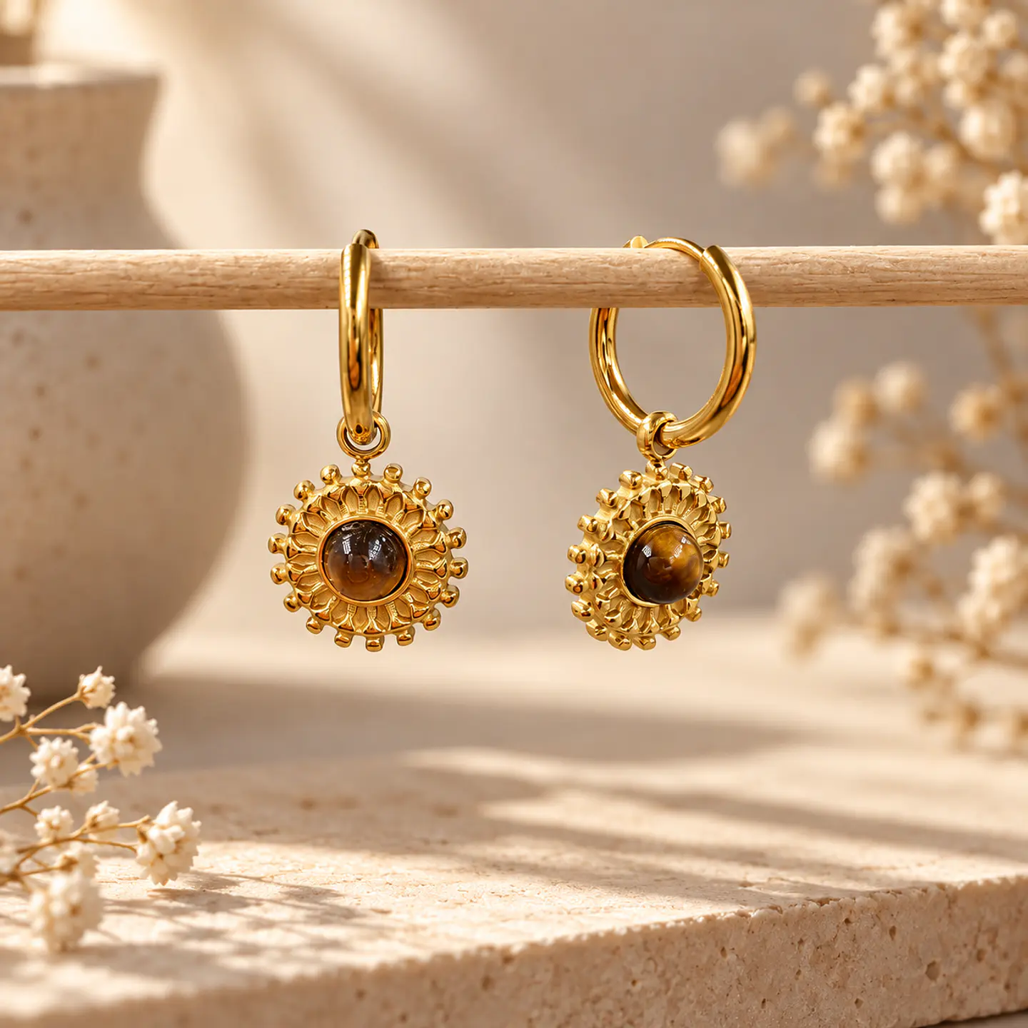 Aros Argollas Letizia Ámbar 4