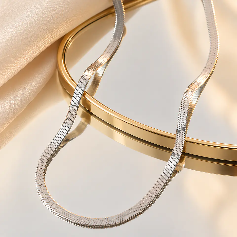 Collar Verona Plateado 4