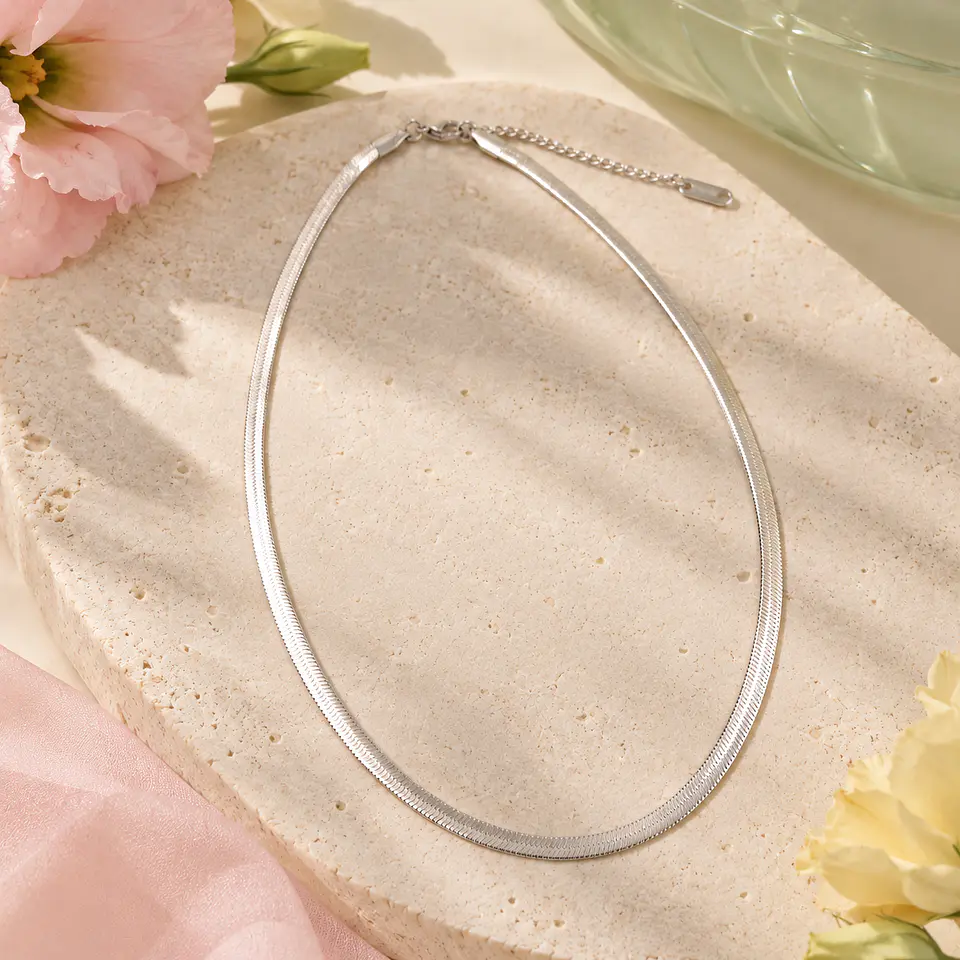 Collar Verona Plateado 3