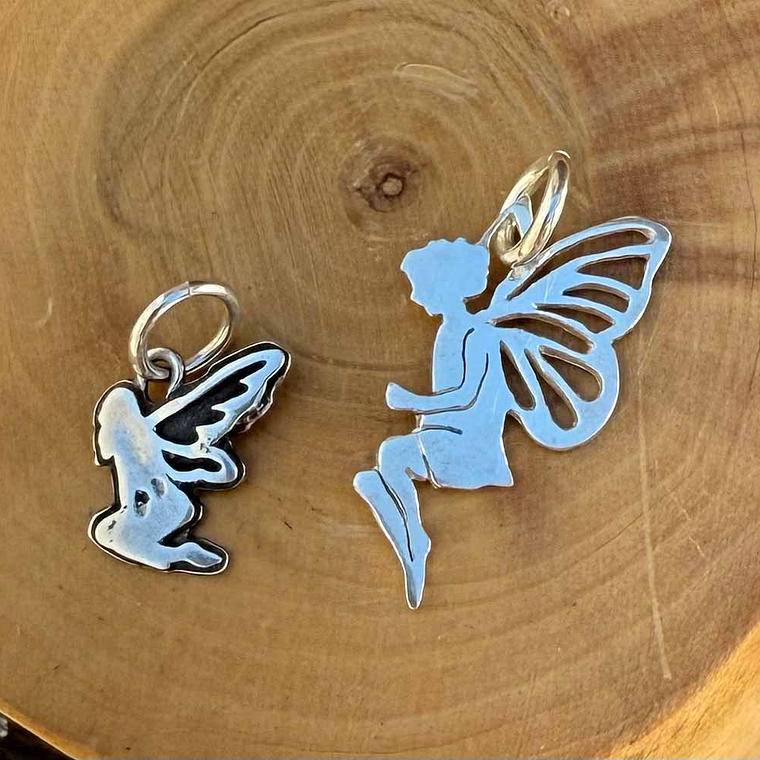 Medalla Hada Mini de Plata 950 2