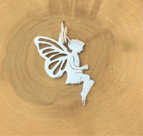 Medalla Hada con Falda de Plata 950