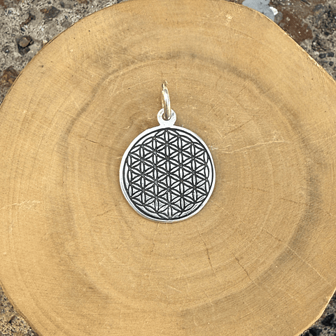 Medalla Flor de la Vida de Plata 950