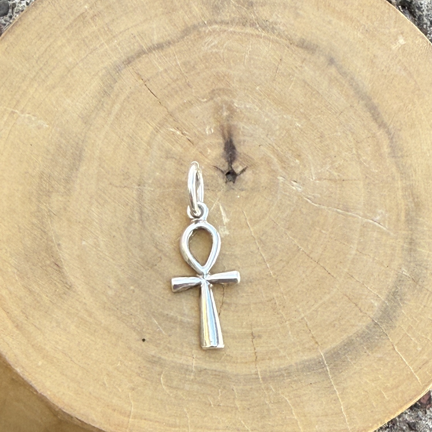 Medalla Cruz Ankh de Plata 950 1