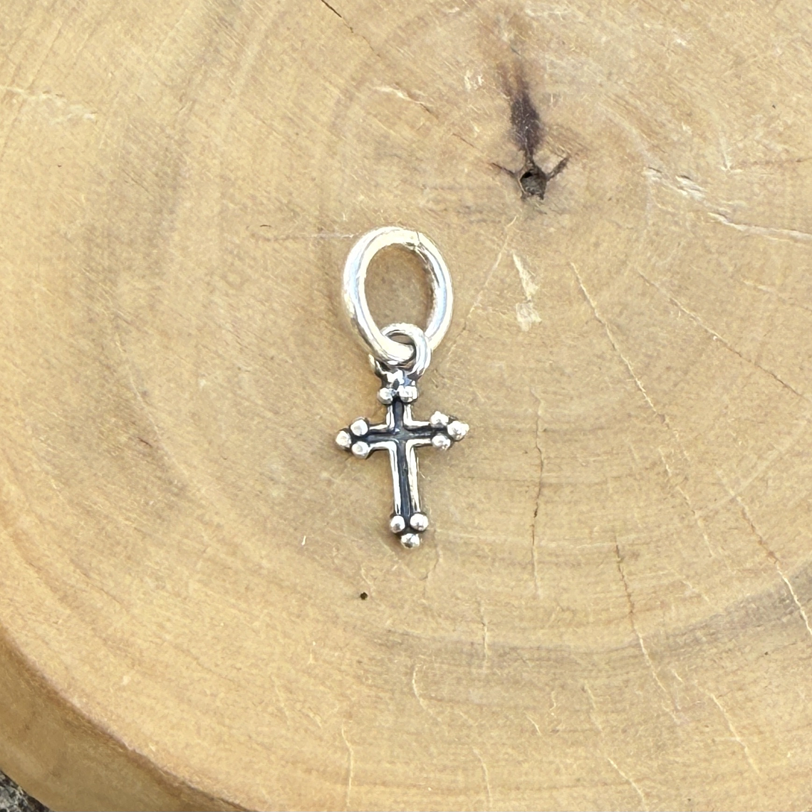 Medalla Cruz Mini de Plata 950 1