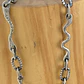 V Cadena de Plata 950 de Palitos con Curvas y Textura Fundida - Miniatura 1