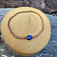 Pulsera elástica de mostacillas de Cobre y una piedra  - Miniatura 1