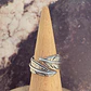 Anillo Pluma Ajustable de Plata 950 - Miniatura 3