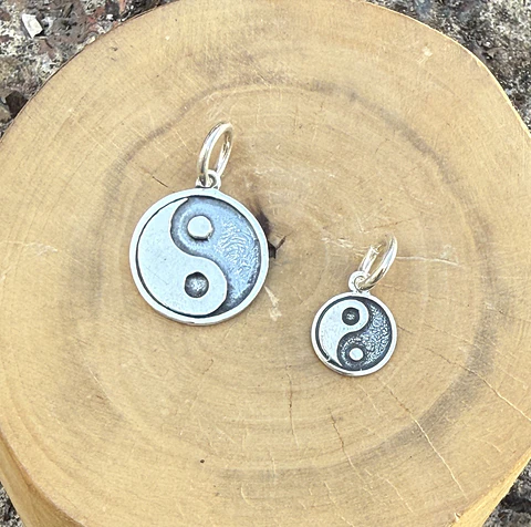 V Medalla Yin Yang Pequeña de plata 950