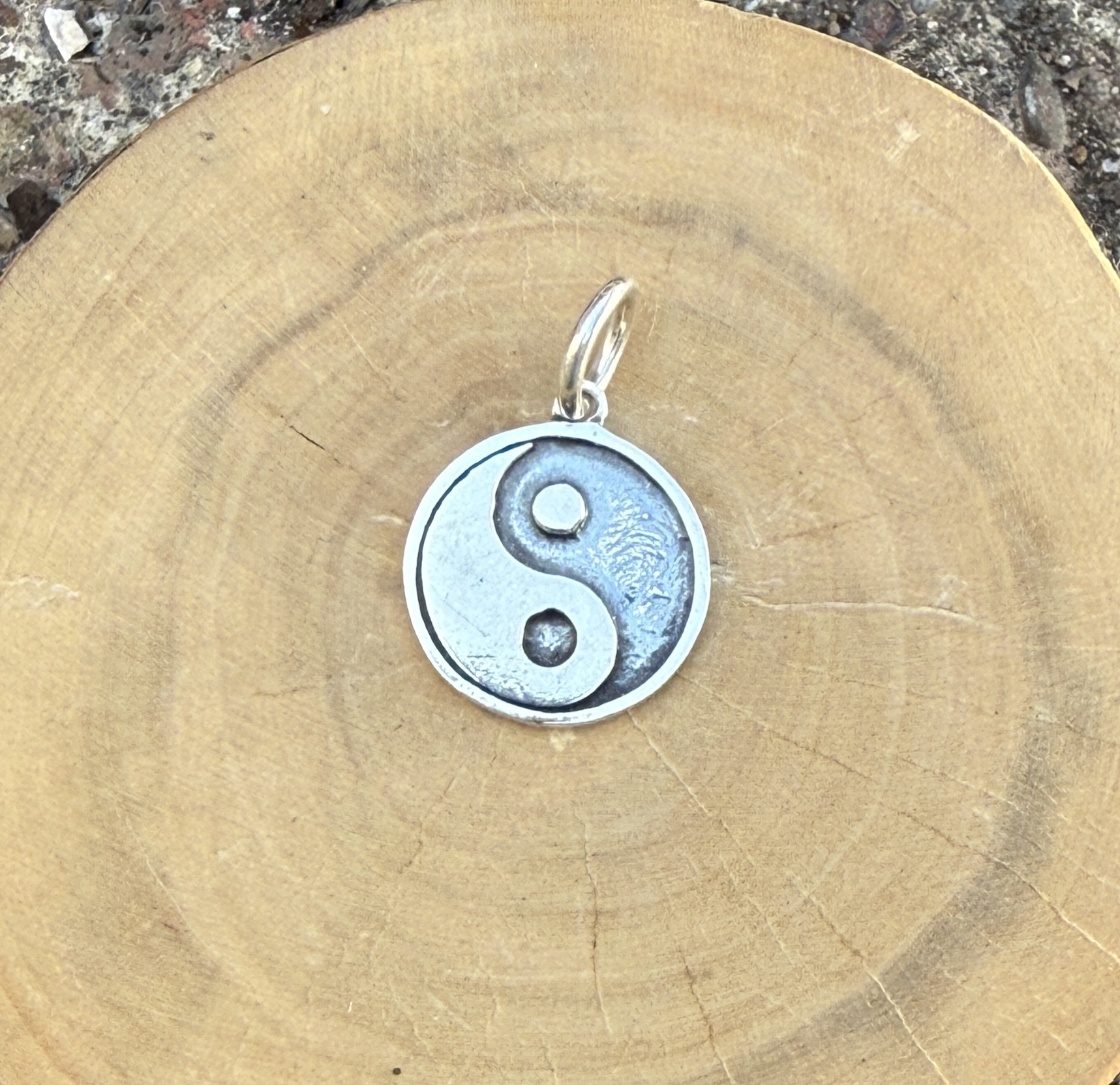 V Medalla Yin Yang Grande de plata 950 1