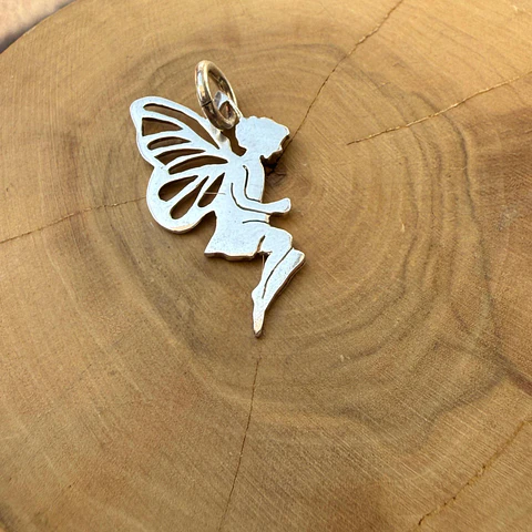 Medalla Hada con Falda de Plata 950
