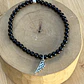 Pulsera elástica Alita de plata 950 con mostacillas de piedras - Miniatura 3