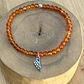 Pulsera elástica Alita de plata 950 con mostacillas de piedras - Miniatura 4