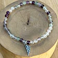 Pulsera elástica Alita de plata 950 con mostacillas de piedras - Miniatura 5
