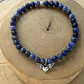 Pulsera Elástica Medalla con Alas Plata 950 con Mostacillas de Piedras  - Miniatura 2