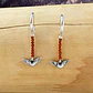 Aros Argollas y Corazón con Alas de Plata 950 y Mostacillas de Piedras  - Miniatura 2