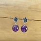 Aros Florcita de plata 950 y Piedras - Miniatura 4