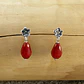 Aros Florcita de plata 950 y Piedras - Miniatura 2