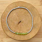 Pulsera elástica de mostacillas de plata 1000 y piedras - Miniatura 5