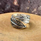 U Anillo Pluma Ajustable de Plata 950 - Miniatura 1