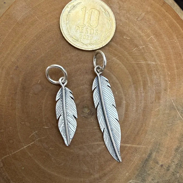 Medalla Pluma Mediana de Plata 950 2
