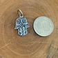 Medalla Mano de Hamsa de Plata 950 - Miniatura 2