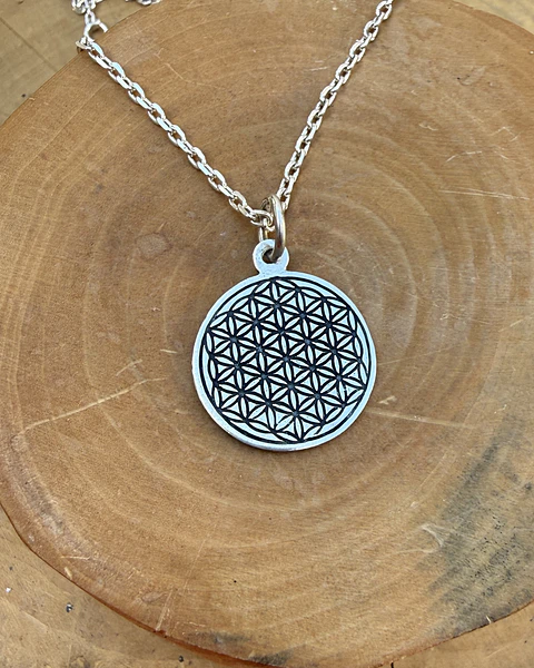 Medalla Flor de la Vida de Plata 950