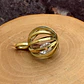 Colgante jaula esfera de Bronce Herkimer  - Miniatura 1
