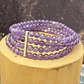 Pulsera elástica 4 hileras de piedra de 4mm y plata 950 - Miniatura 3