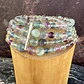 Pulsera elástica 4 hileras de piedra de 6mm  - Miniatura 3