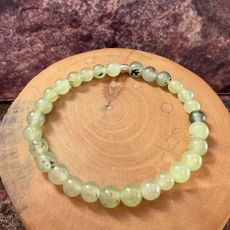 Pulsera elástica de mostacillas de piedras  3