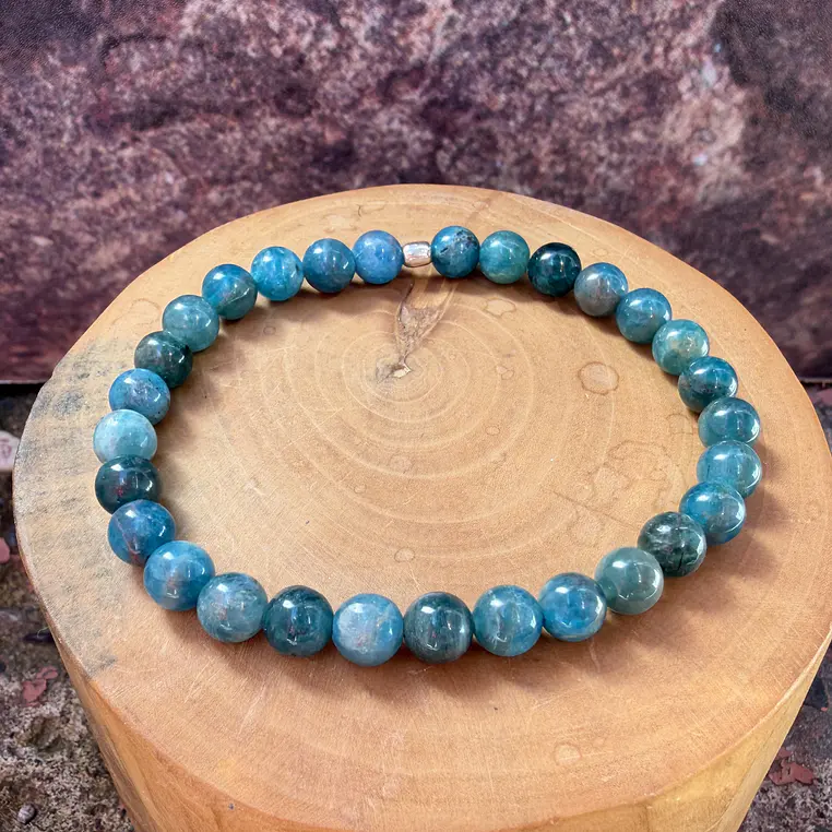 Pulsera elástica de mostacillas de piedras  1