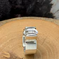 Anillo recto de plata 950 y Cuarzo Diamante Herkimer - Miniatura 1