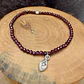 Pulsera elástica Mostacillas con Cuarzo Diamante Herkimer de 1cm de plata 950 - Miniatura 2