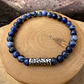 Pulsera elástica Tubo Grueso texturado de Plata 950 y  Piedras de 6mm - Miniatura 3