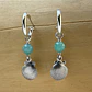 Aros argolla Ostión plata 950 y piedras  - Miniatura 2
