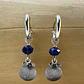 Aros argolla Ostión plata 950 y piedras  - Miniatura 1