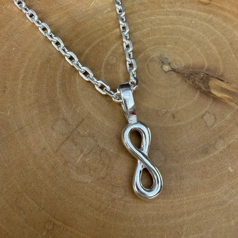 Medalla infinito de plata 950 2
